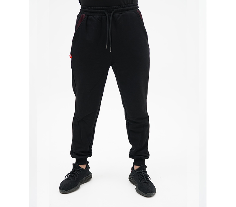 SPODNIE DRESOWE STREET AUTONOMY NETIN BLACK/RED 2024 - obrazek 5