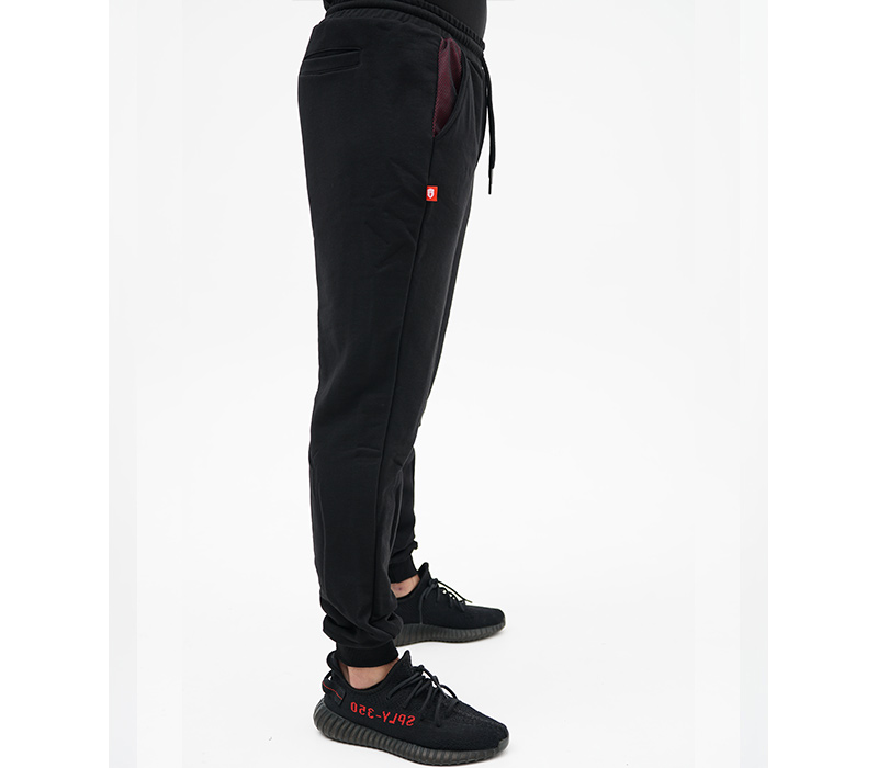 SPODNIE DRESOWE STREET AUTONOMY NETIN BLACK/RED 2024 - obrazek 4