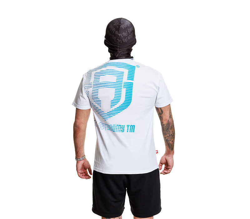 KOSZULKA STREET AUTONOMY BACKTEAM WHITE/BLUE 2025