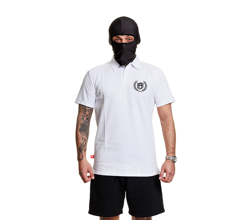 KOSZULKA POLO STREET AUTONOMY LAUR WHITE/BLACK 2025