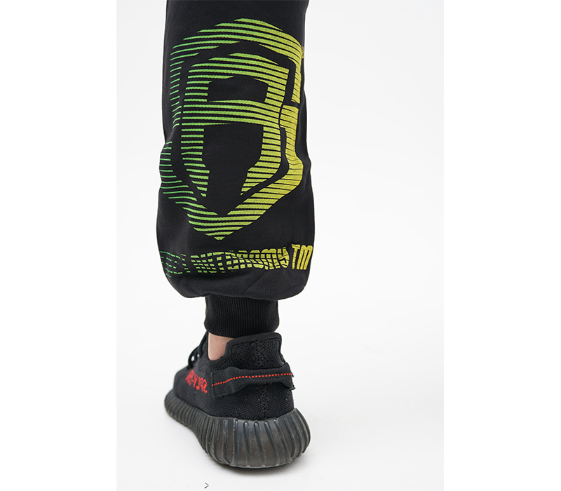 SPODNIE DRESOWE STREET AUTONOMY BACKTEAM BLACK/GREEN 2025 - obrazek 4