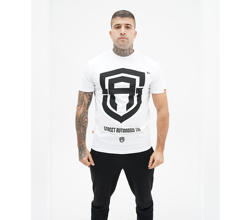 KOSZULKA STREET AUTONOMY CLASSIC WHITE/BLACK 2025