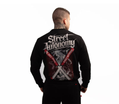 BLUZA BEZ KAPTURA STREET AUTONOMY BATS BLACK