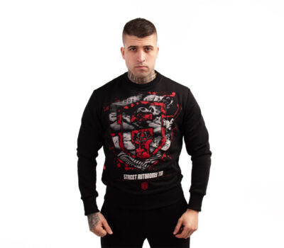 BLUZA BEZ KAPTURA STREET AUTONOMY FUCK BLACK 2026