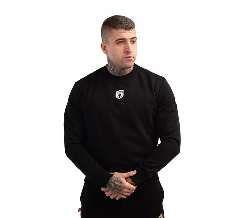 BLUZA BEZ KAPTURA STREET AUTONOMY LOGO FUCK BLACK 2026 - obrazek 2