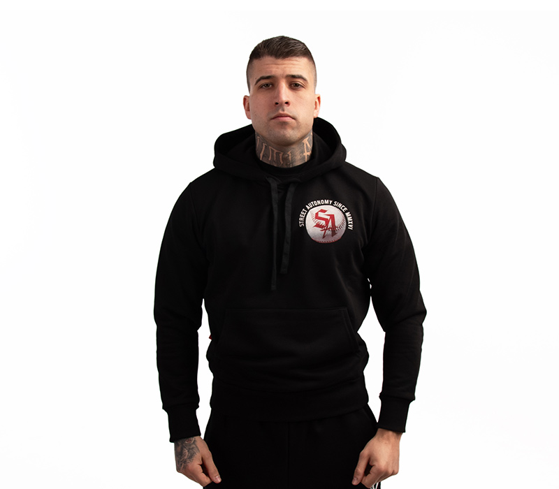 BLUZA Z KAPTUREM STREET AUTONOMY BATS BLACK - obrazek 2