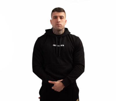 BLUZA Z KAPTUREM STREET AUTONOMY NAJS BLACK/WHITE