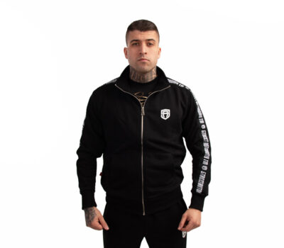 BLUZA ZIP STÓJKA STREET AUTONOMY LAMPAS BLACK