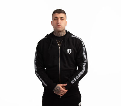 BLUZA ZIP Z KAPTUREM STREET AUTONOMY LAMPAS BLACK