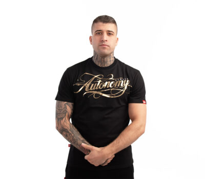 KOSZULKA STREET AUTONOMY MILS BLACK/GOLD 2026