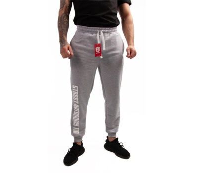 SPODNIE DRESOWE STREET AUTONOMY KETSA MELANGE/WHITE