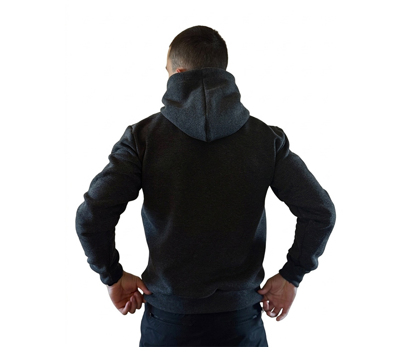 BLUZA Z KAPTUREM STREET AUTONOMY LEAN DARK GRAY 2026 - obrazek 2